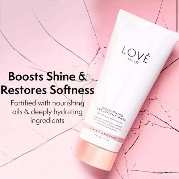 LOVE HAIR Nourishing Organic Treatment Mask 100% Natural Ingredients NEW in BOX - Picture 11 of 13